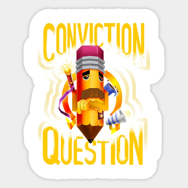 Conviction | Question (ISO) Sticker by TheophilusMarks